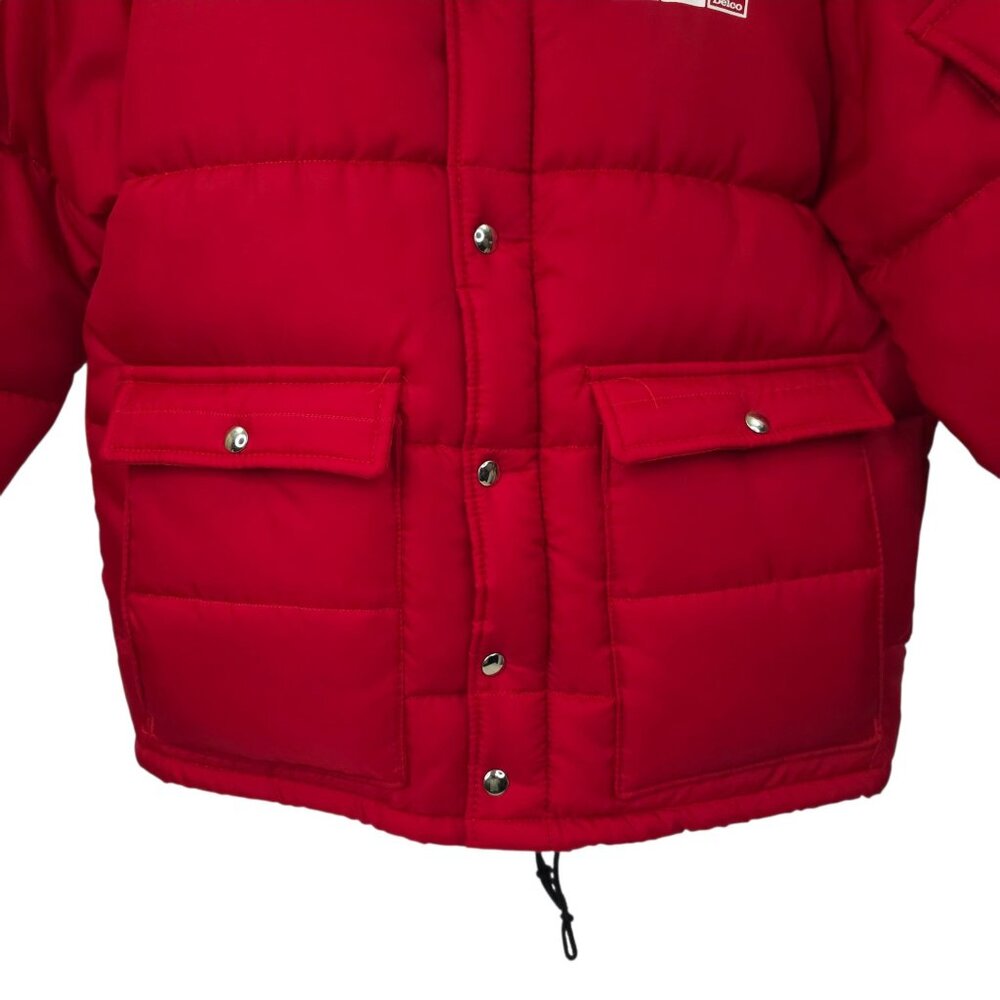 Pla Jac By Dunbrooke Puffer Jacket Men L Snap Front AC Delco GM Vtg 70s 80s Coat - Picture 14 of 16